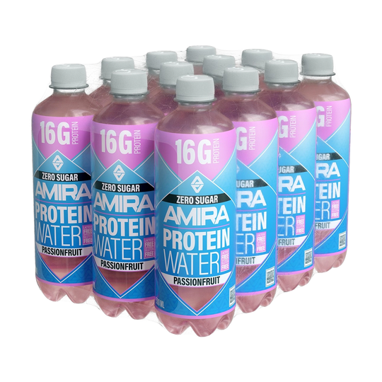 AMIRA Protein Water - Passionfruit, a refreshing and hydrating 500ml beverage