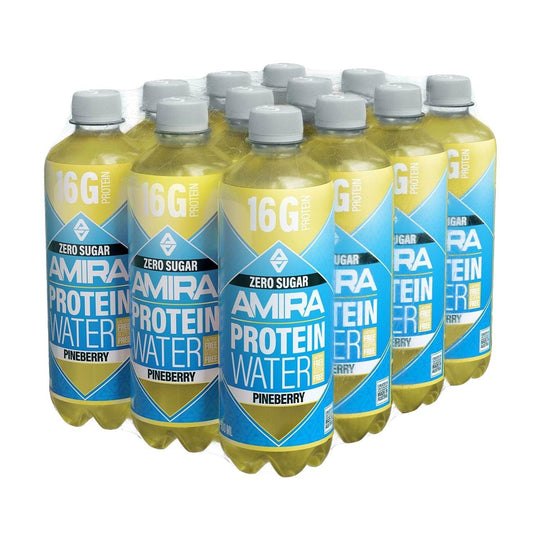 AMIRA Protein Water - Pineberry | 500ml - 12 x 500ml - fitgrade.ch