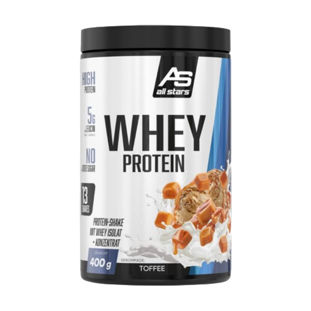 All Stars 100% Whey Protein | 400g, a high-quality protein supplement for muscle recovery and growth