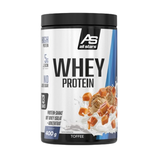 All Stars 100% Whey Protein | 400g, a high-quality protein supplement for muscle recovery and growth