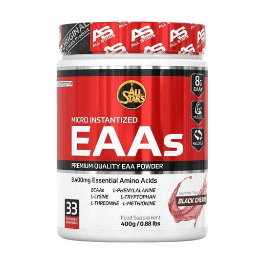 All Stars EAAs Powder | 400g Dose - Black Cherry - fitgrade.ch