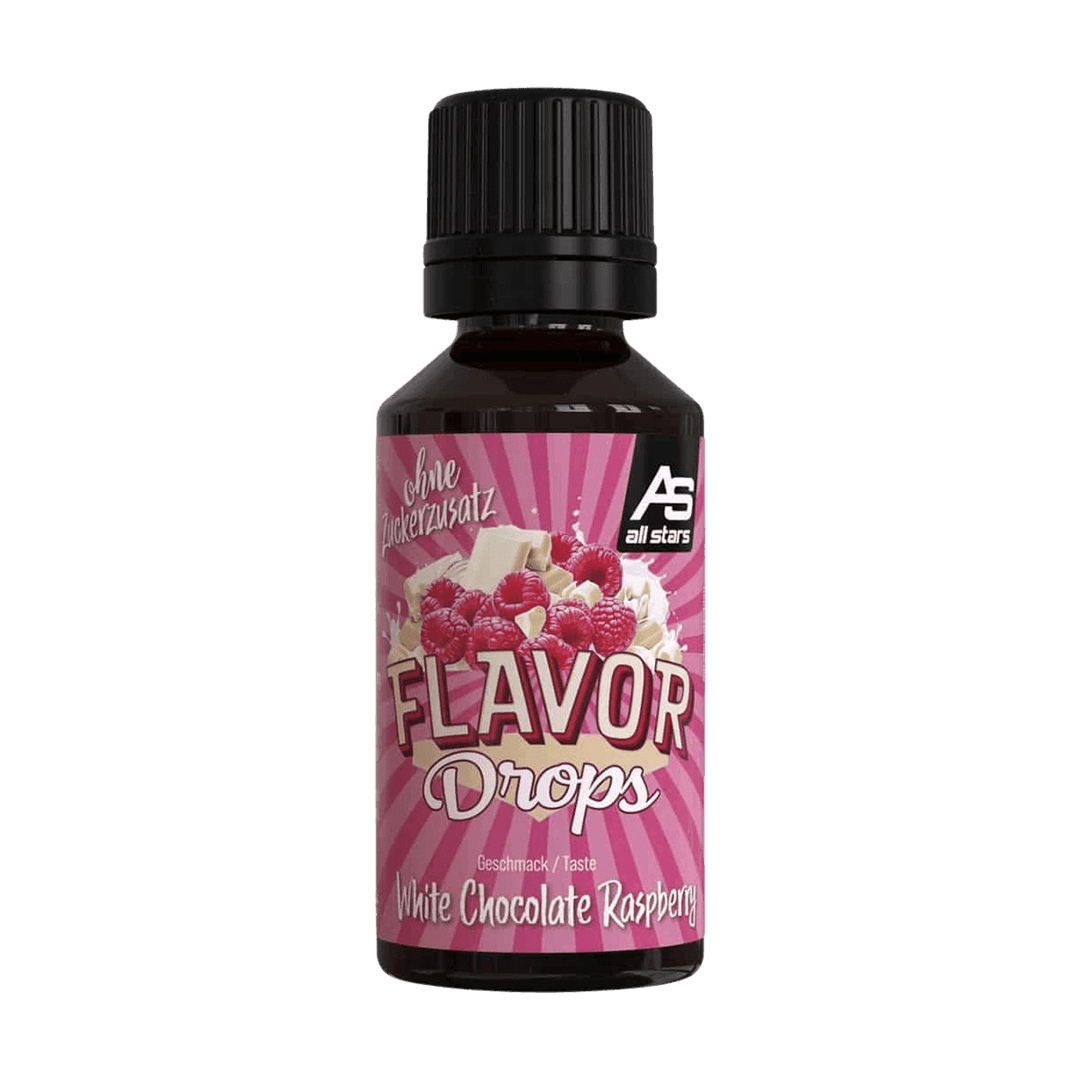 All Stars Flavor Drops | 330ml - White Chocolate Raspberry - fitgrade.ch