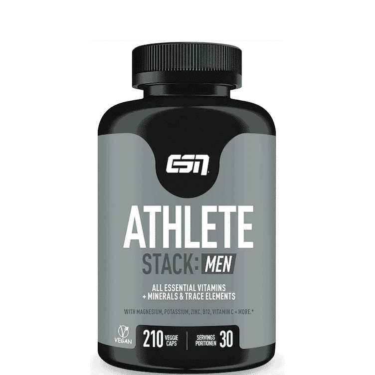 ESN Athlete Stack MEN | 210 Caps - Default Title / Natural - fitgrade.ch
