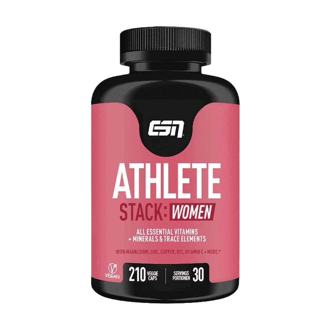 ESN Athlete Stack WOMEN | 210 Caps - Natural - fitgrade.ch