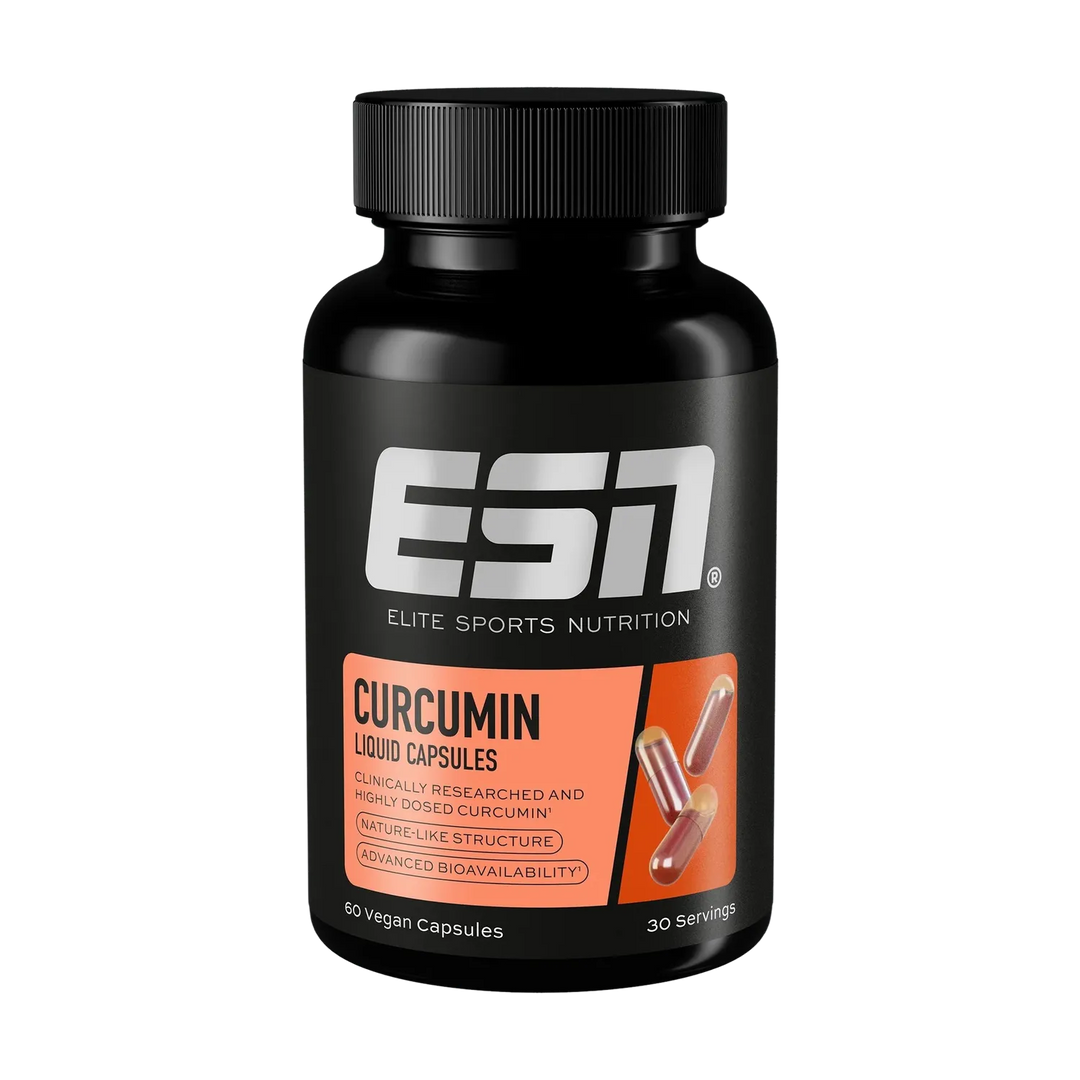 ESN Curcumin Liquid Capsules with 60 Caps - Natural Anti-Inflammatory Supplement for Joint Health and Immune Support