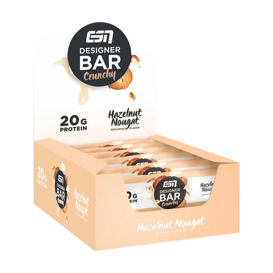 ESN Designer Bar Crunchy - 12 x 60g / Hazelnut & Nougat - fitgrade.ch