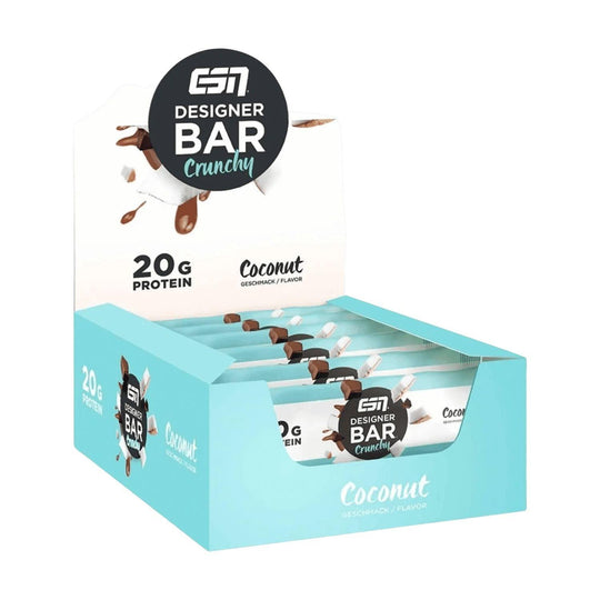 ESN Designer Bar Crunchy | 60g - 12 x 60g / Coconut - fitgrade.ch