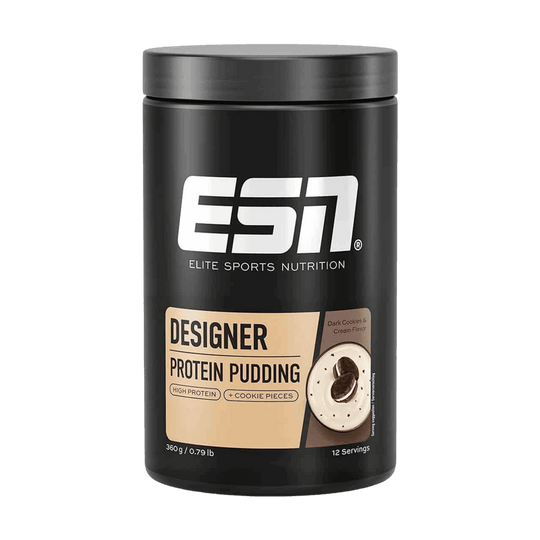 ESN Designer High Protein Pudding | 360g - Dark Cookies & Cream - fitgrade.ch