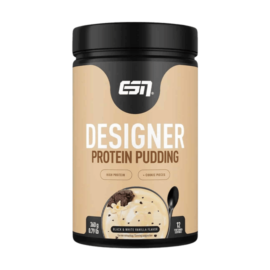 ESN Designer Protein Pudding | 380g - Black & White Vanilla - fitgrade.ch