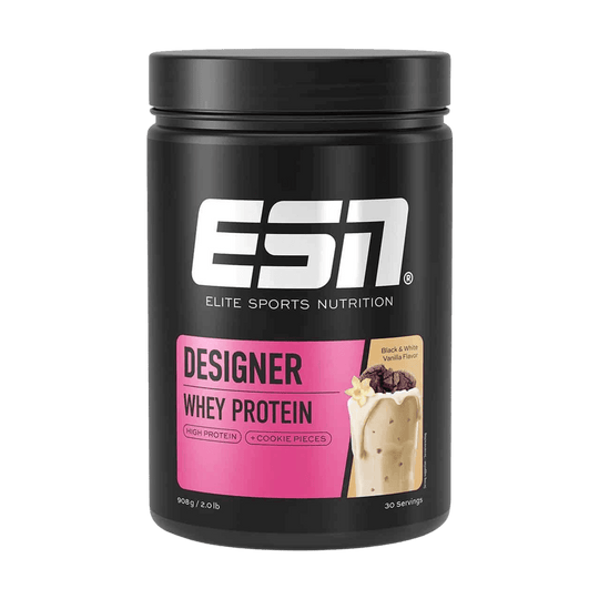 ESN Designer Whey Protein | 908g - Black & White Vanilla - fitgrade.ch