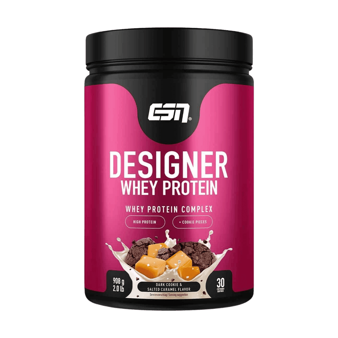 ESN Designer Whey Protein | 908g - Dark Cookie and Salted Caramel - fitgrade.ch