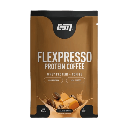 ESN FLEXPRESSO Protein Coffee | 30g SAMPLE - Caramel Flavor - fitgrade.ch
