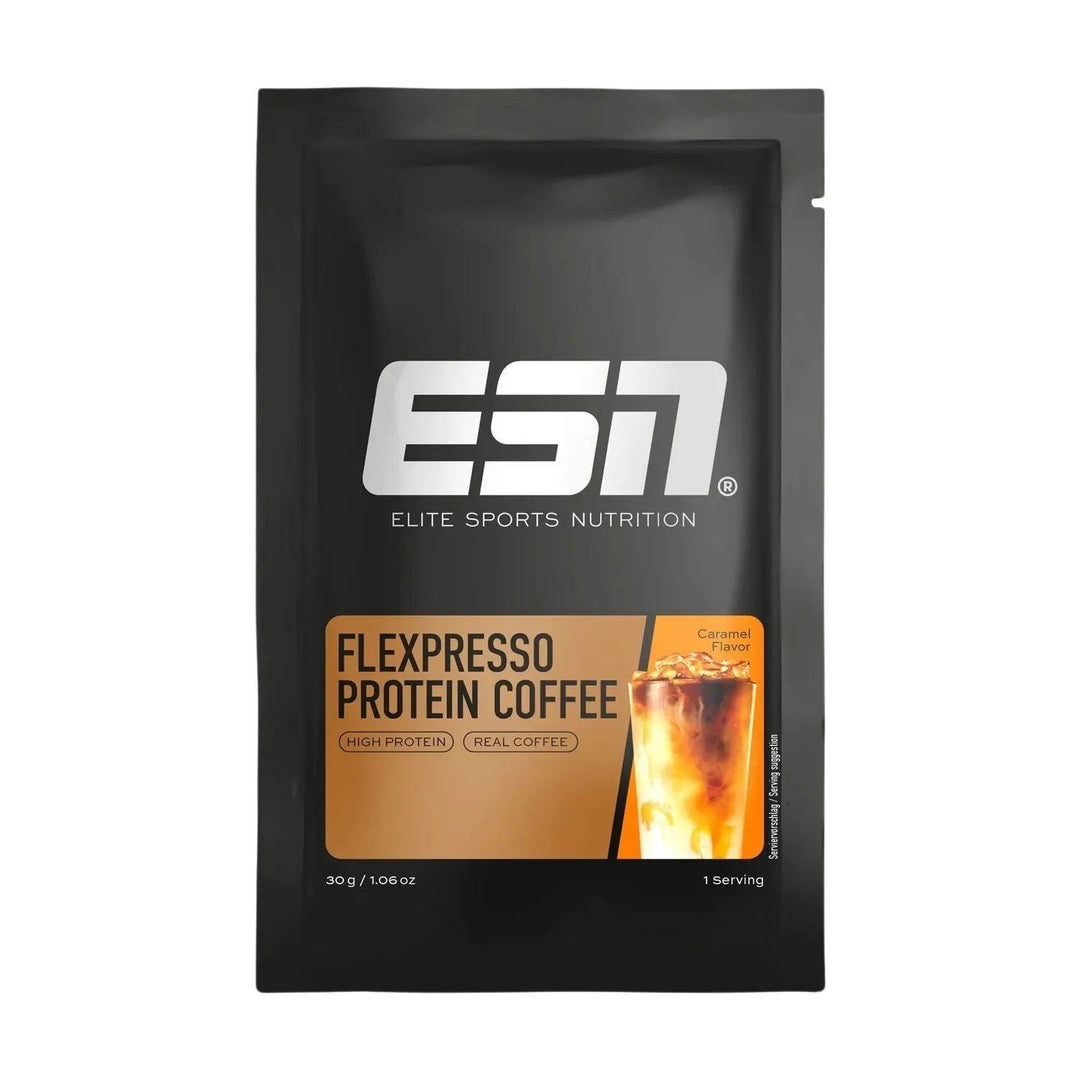 ESN FLEXPRESSO Protein Coffee | 30g SAMPLE - Caramel Flavor - fitgrade.ch