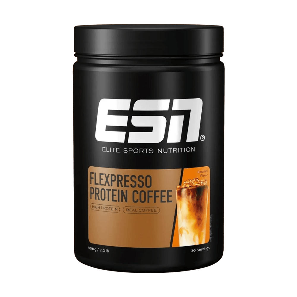 ESN FLEXPRESSO Protein Coffee | 908g - Caramel Flavor - fitgrade.ch