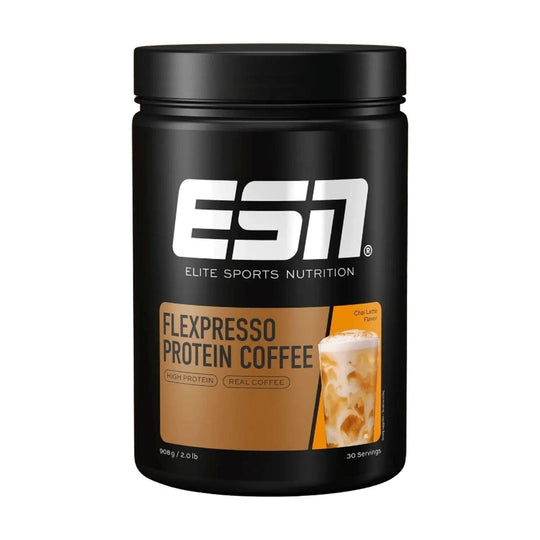 ESN FLEXPRESSO Protein Coffee | 908g - Chai Latte Flavor - fitgrade.ch