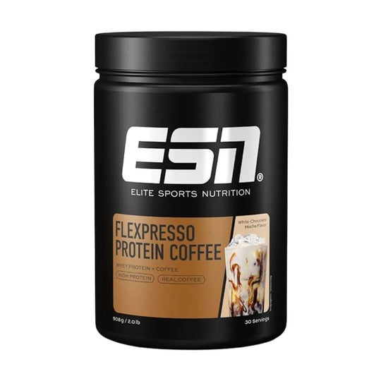 ESN FLEXPRESSO Protein Coffee | 908g - White Chocolate Mocha - fitgrade.ch