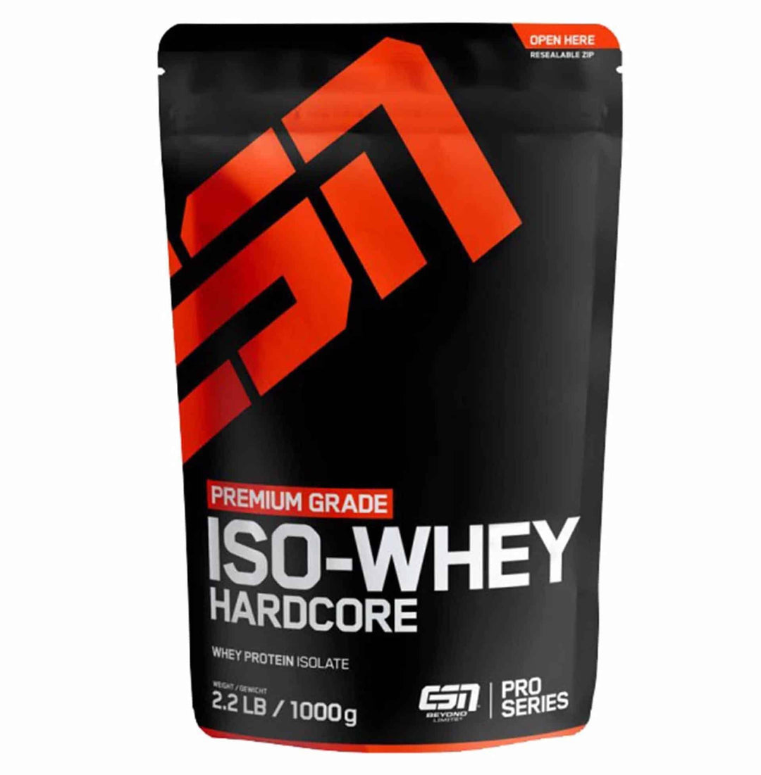 ESN ISO Whey Hardcore - 1000g Beutel / Banane - fitgrade.ch