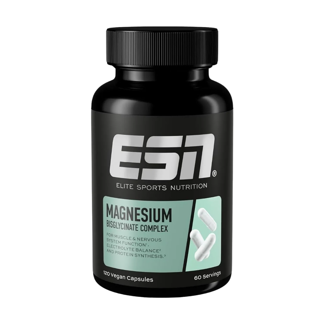 ESN Magnesium Caps 120 Capsules Bottle - High Quality Dietary Supplement