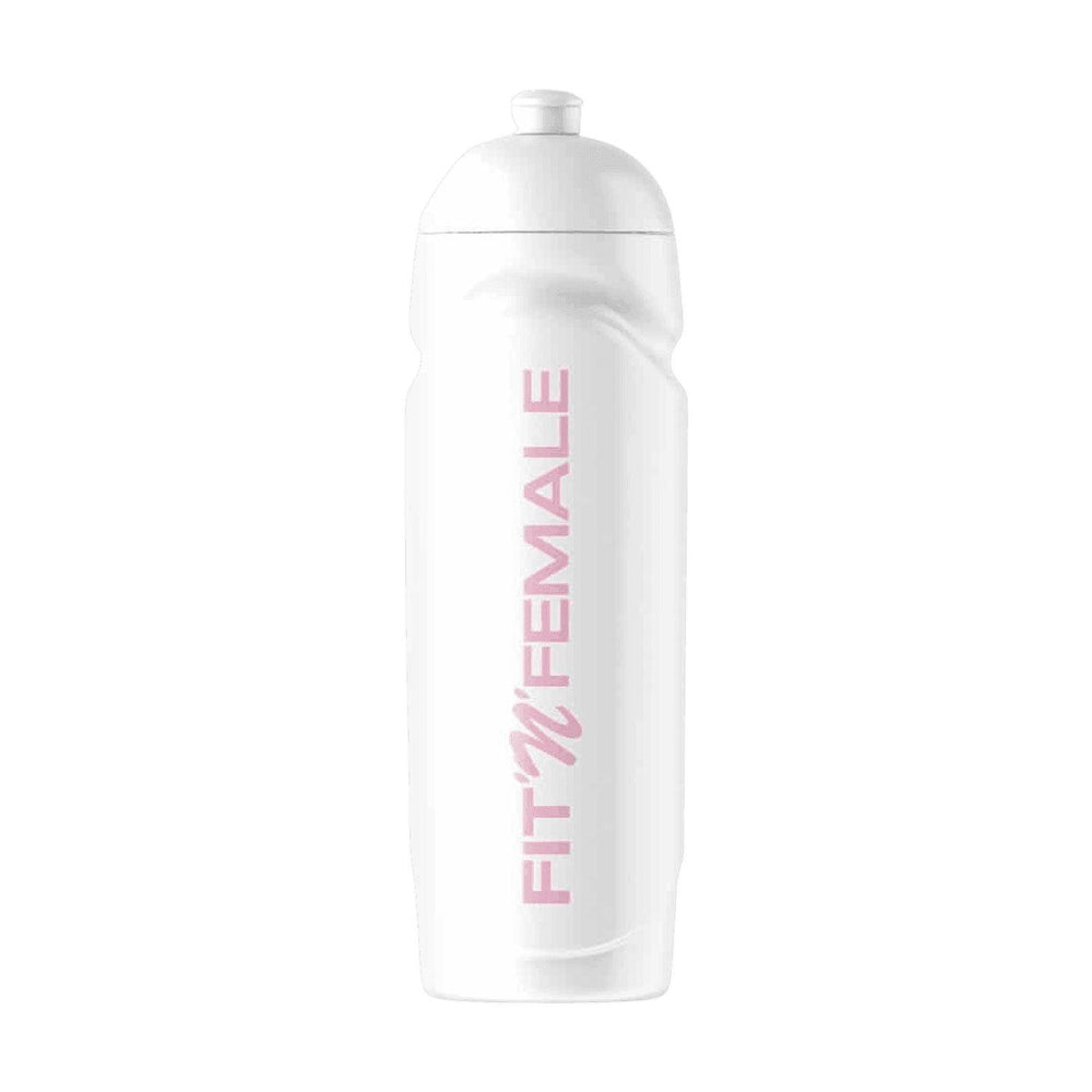 FIT'N'FEMALE Trinkflasche | 750ml - White/Pink - fitgrade.ch