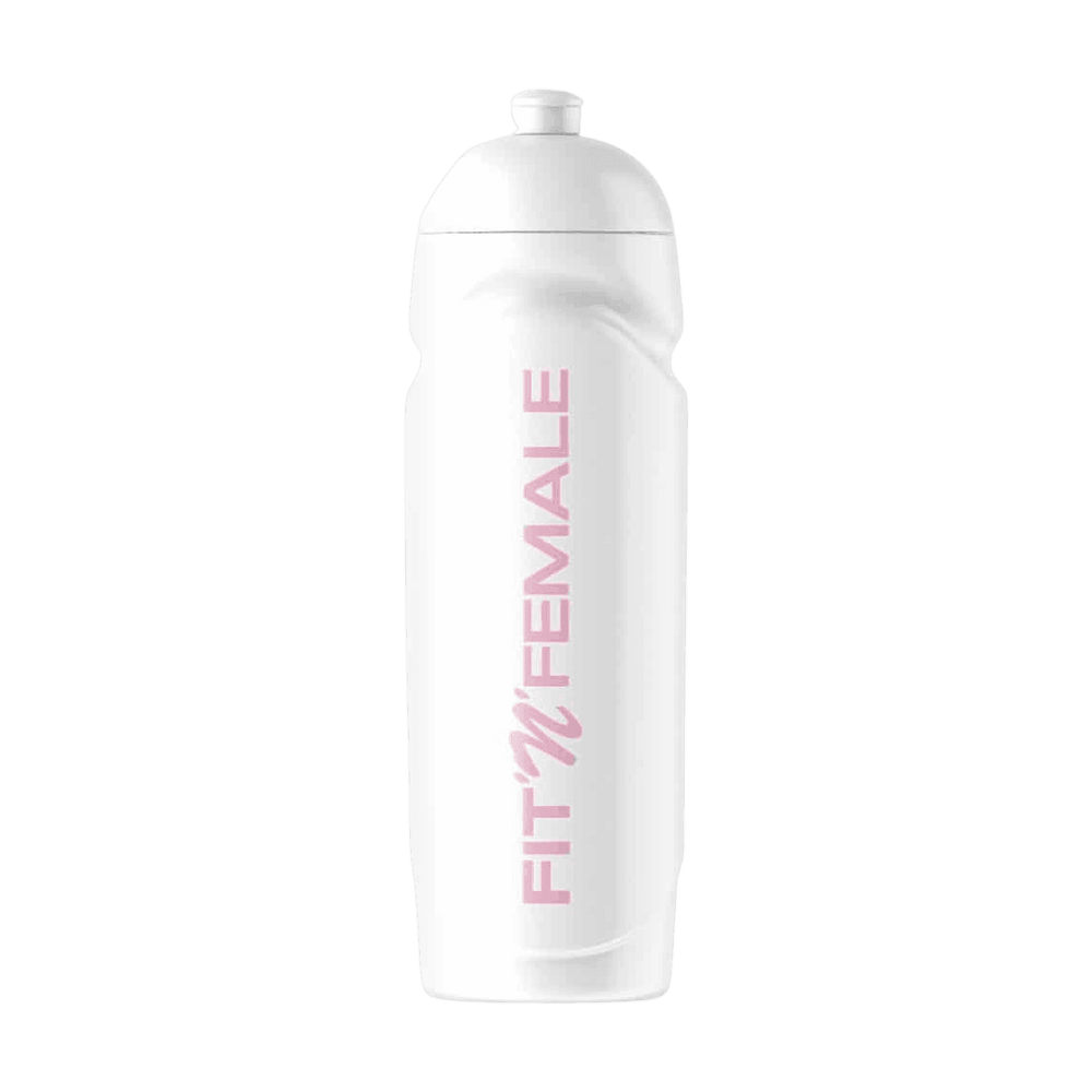 FIT'N'FEMALE Trinkflasche | 750ml - White/Pink - fitgrade.ch