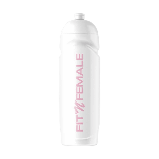 FIT'N'FEMALE Trinkflasche | 750ml - White/Pink - fitgrade.ch