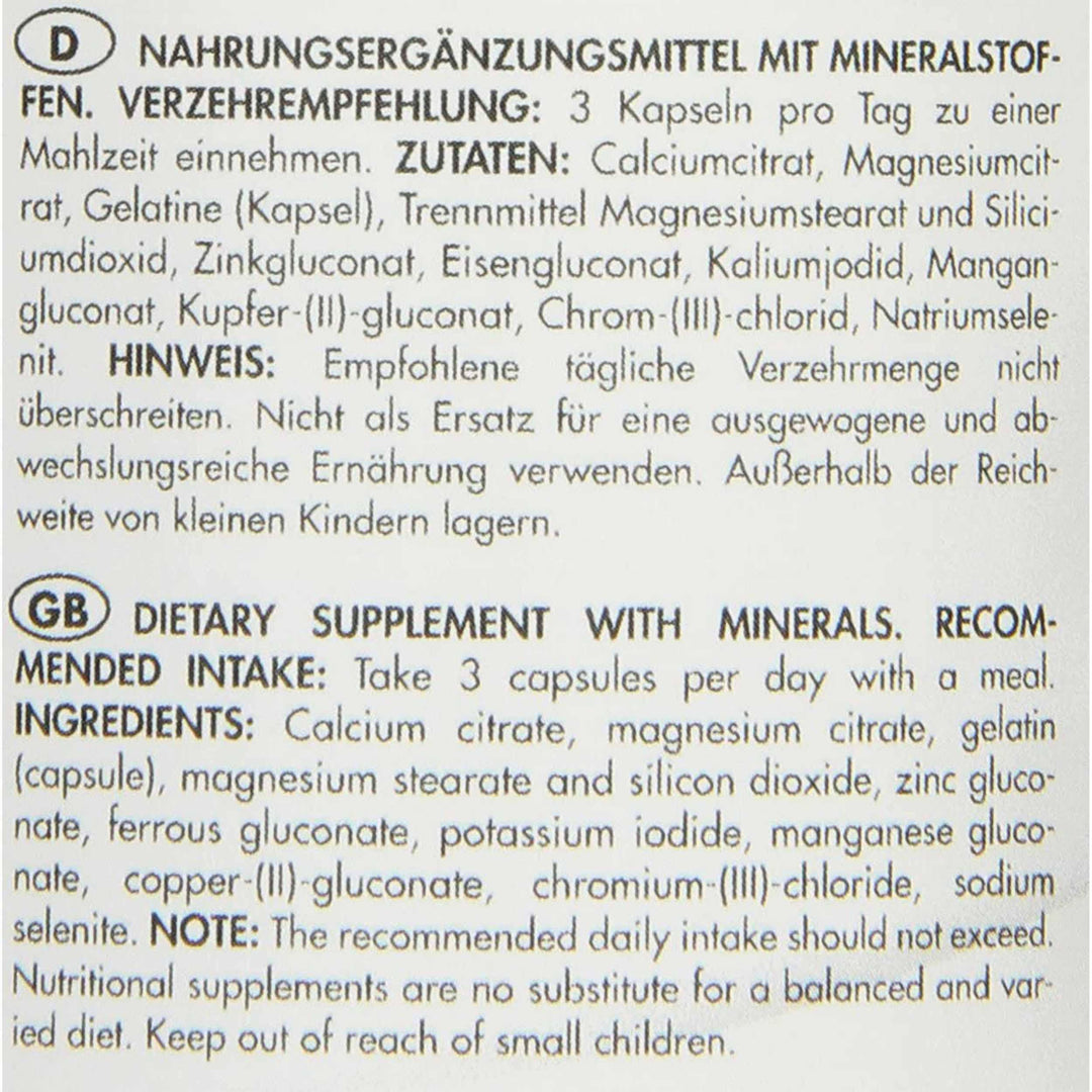 FREY Nutrition Mineral Complex | 120 Caps - Default Title - fitgrade.ch