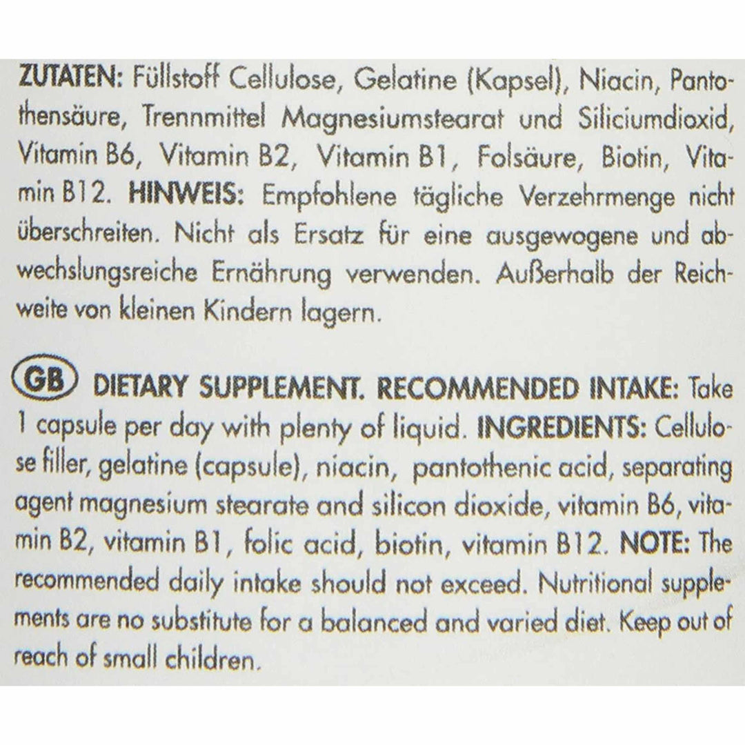 FREY Nutrition Vitamin-B Complex | 120 Caps - Default Title - fitgrade.ch