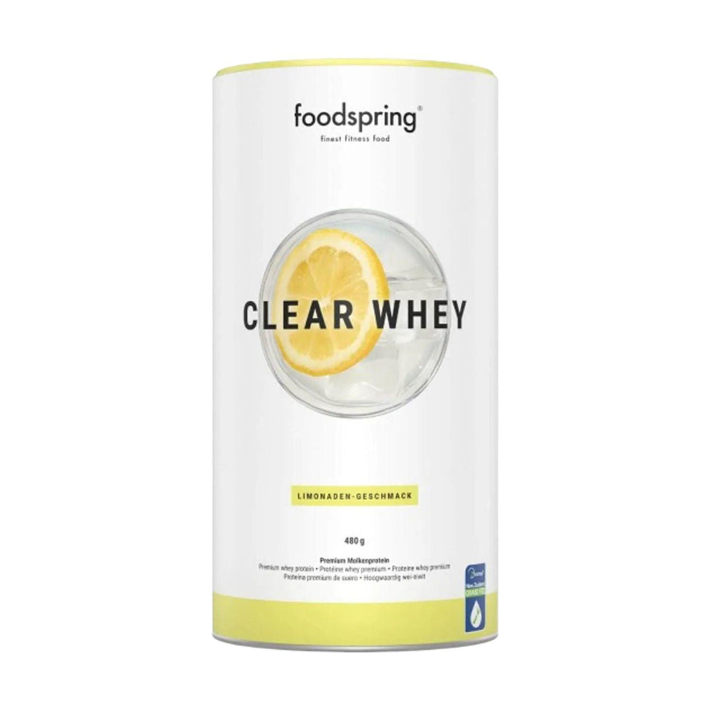 Foodspring Clear Whey | 480g - Lemonade - fitgrade.ch