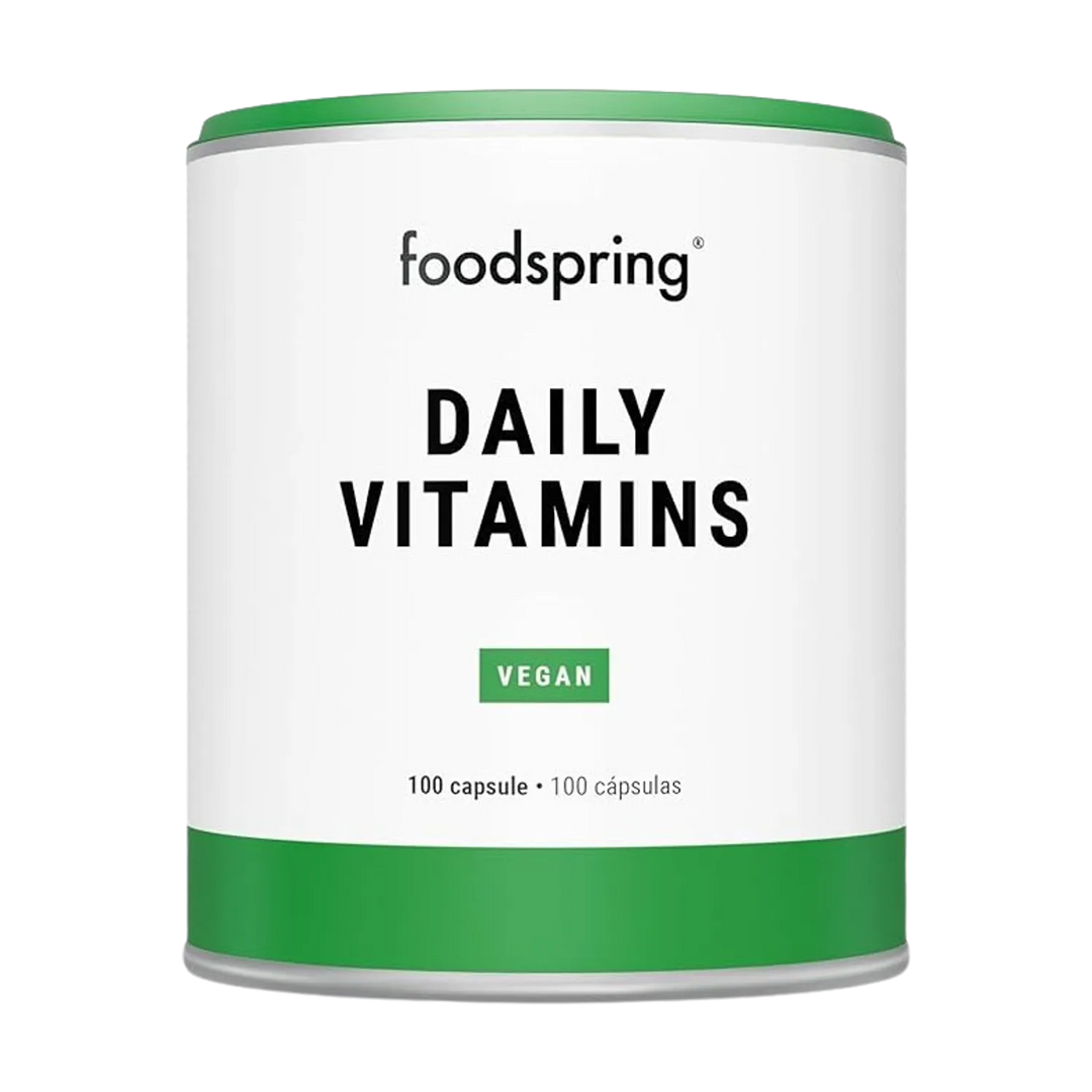 Image of Foodspring Daily Vitamin 100 Capsules, a high-quality dietary supplement for daily health and wellness needs