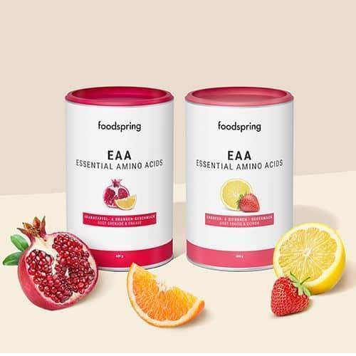 Foodspring EAA Powder | 420g - Pomegranate & Orange - fitgrade.ch