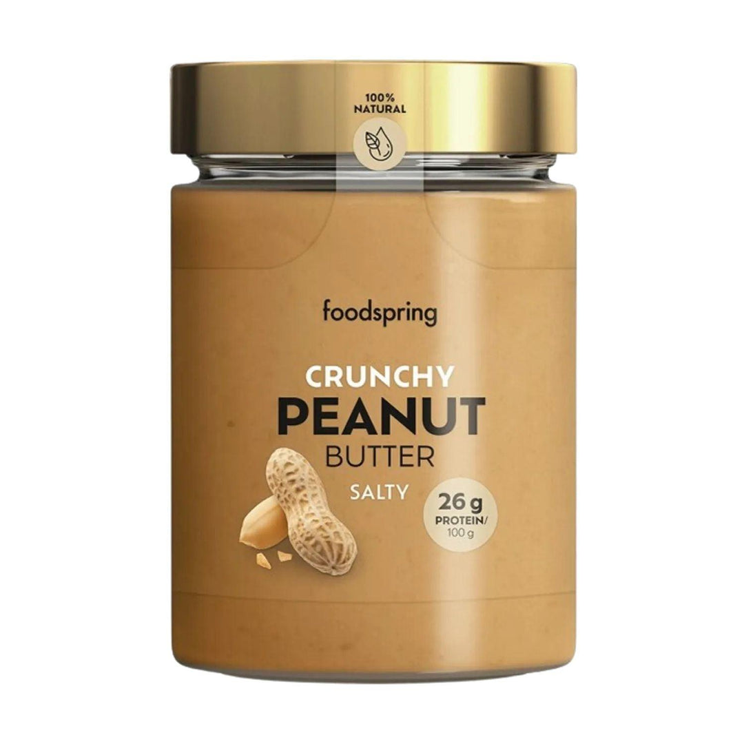 Foodspring Peanut Butter | 300g - Crunchy & Salty - fitgrade.ch