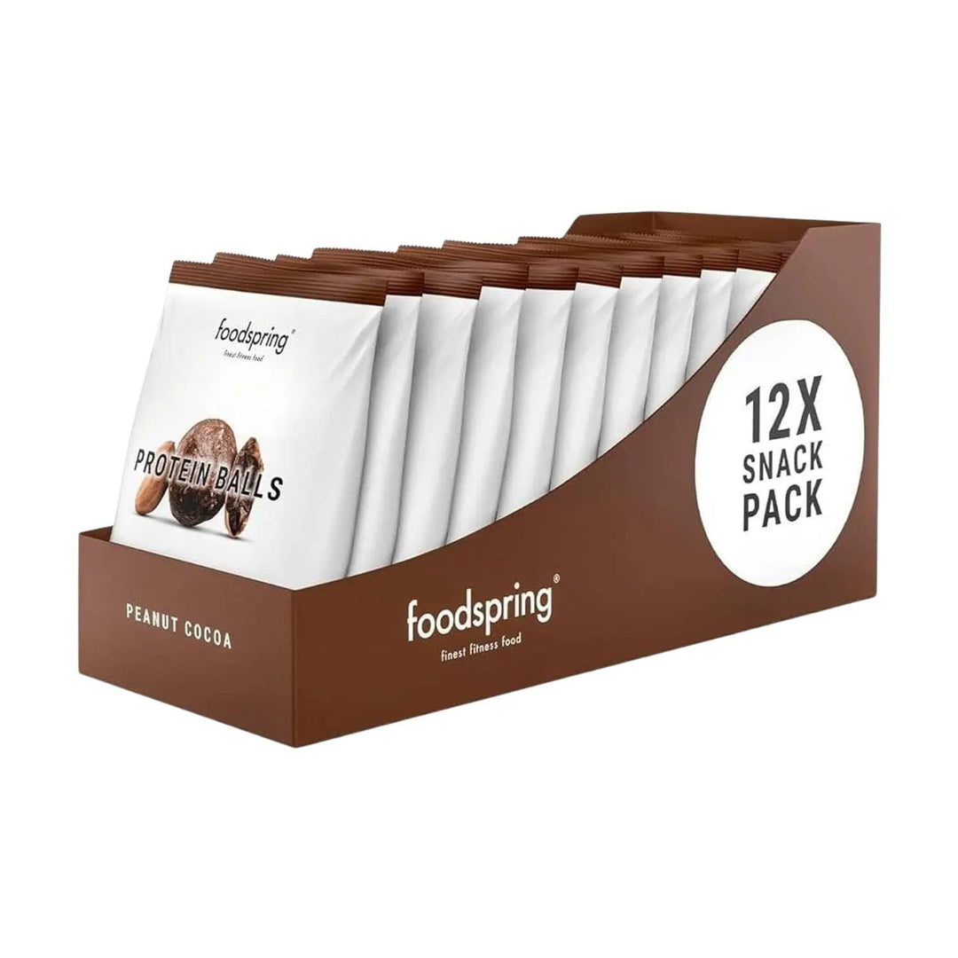 Foodspring Protein Balls | 40g - 12x40g / Peanut Cocoa - fitgrade.ch