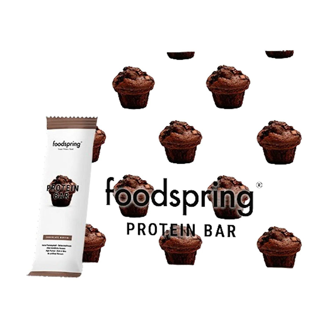 Foodspring Protein Bar | 60g - 12x60g / Chocolate Muffin - fitgrade.ch