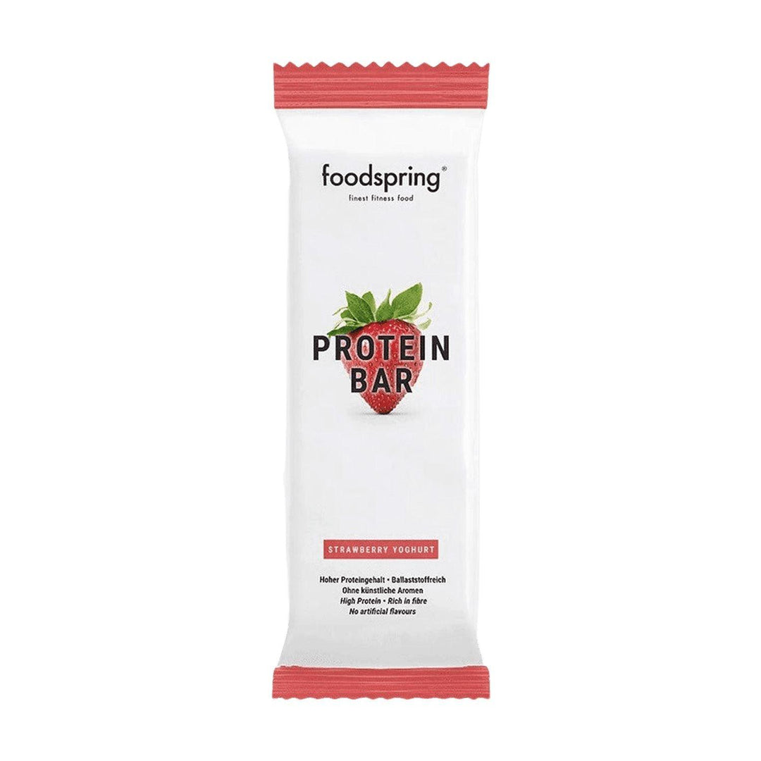 Foodspring Protein Bar | 60g - 60g / Strawberry Yoghurt - fitgrade.ch