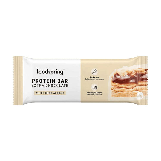 Foodspring Protein Bar Extra Chocolate | 45g - 45g / Crunchy Peanut - fitgrade.ch