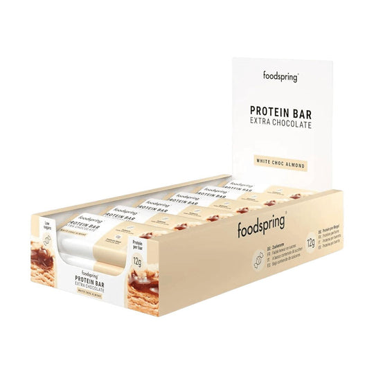 Foodspring Protein Bar Extra Chocolate | 45g - 45g / Crunchy Peanut - fitgrade.ch