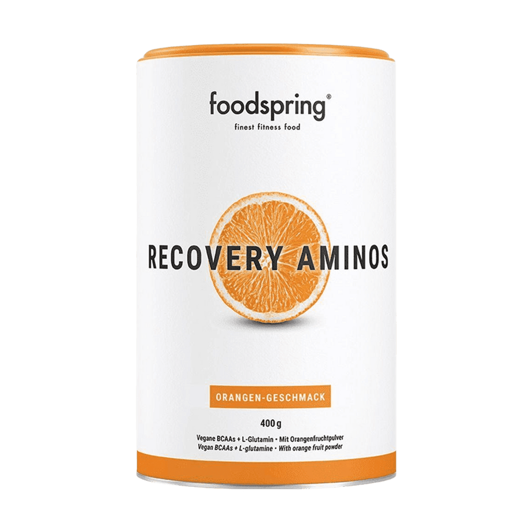 Foodspring Recovery Aminos | 400g - Orange (MHD 31.07.2024) - fitgrade.ch