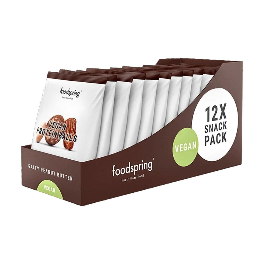 Foodspring Vegan Protein Balls | 40g - 12x40g / Salty Peanut Butter - fitgrade.ch