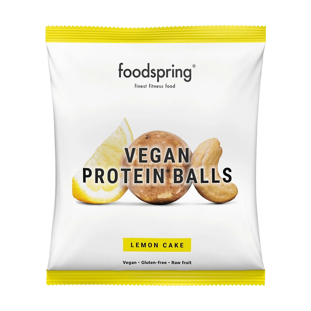 Foodspring Vegan Protein Balls, 40g - Delicious plant-based snack for healthy living