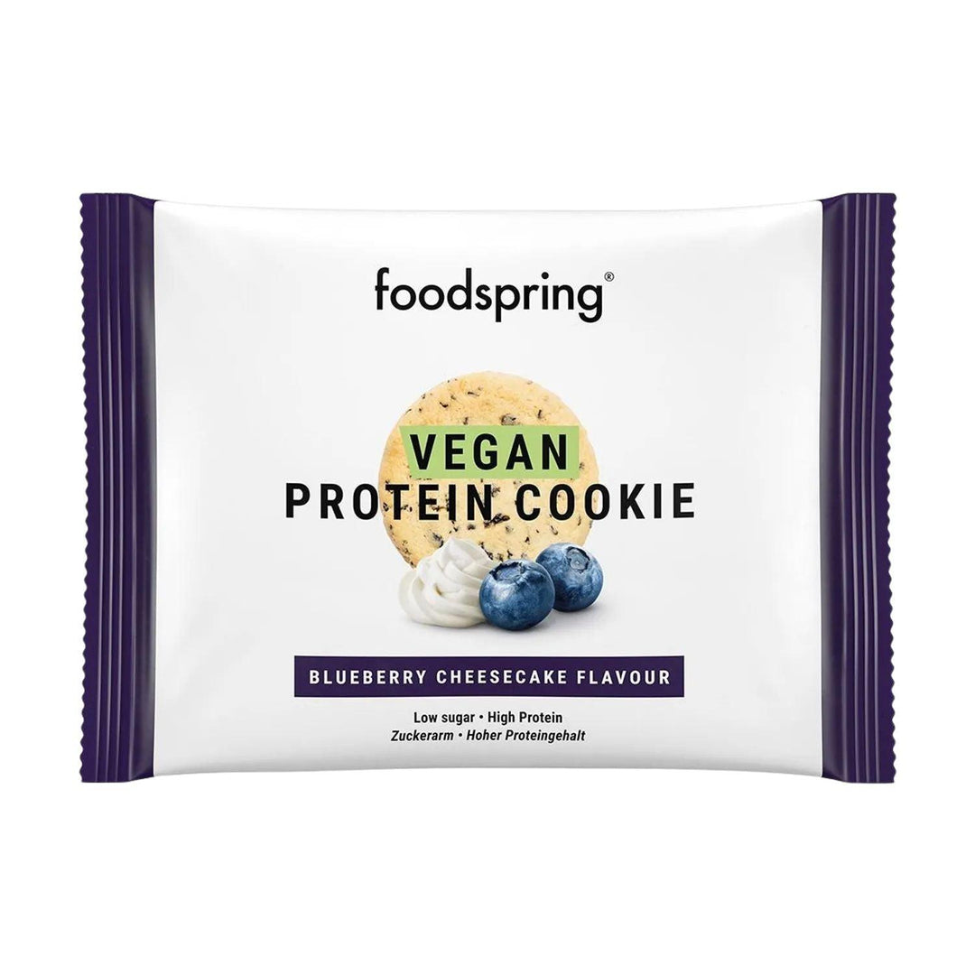 Foodspring Vegan Protein Cookie | 50g - 50g / Blueberry Cheesecake - fitgrade.ch