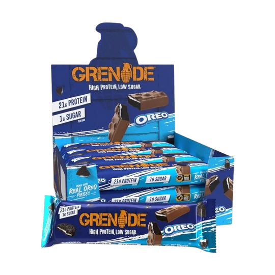 High-protein Grenade protein bar in 60g size, perfect for post-workout fuel