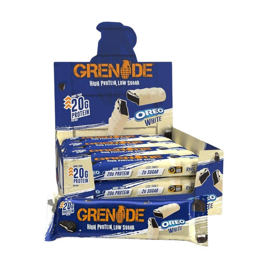 Grenade Protein Bar | 60g - 12x60g / Oreo White - fitgrade.ch