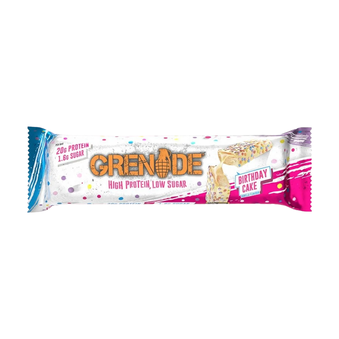 High-protein Grenade Protein Bar with 60g of delicious and satisfying nutrition