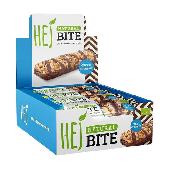 HEJ Natural Bite (Bio) - 12 x 40g / Choco Coconut - fitgrade.ch