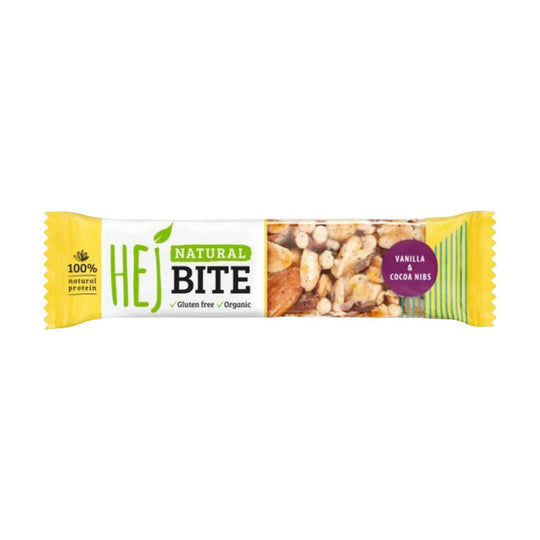 HEJ Natural Bite (Bio) - 40g / Vanilla & Cocoa Nibs - fitgrade.ch