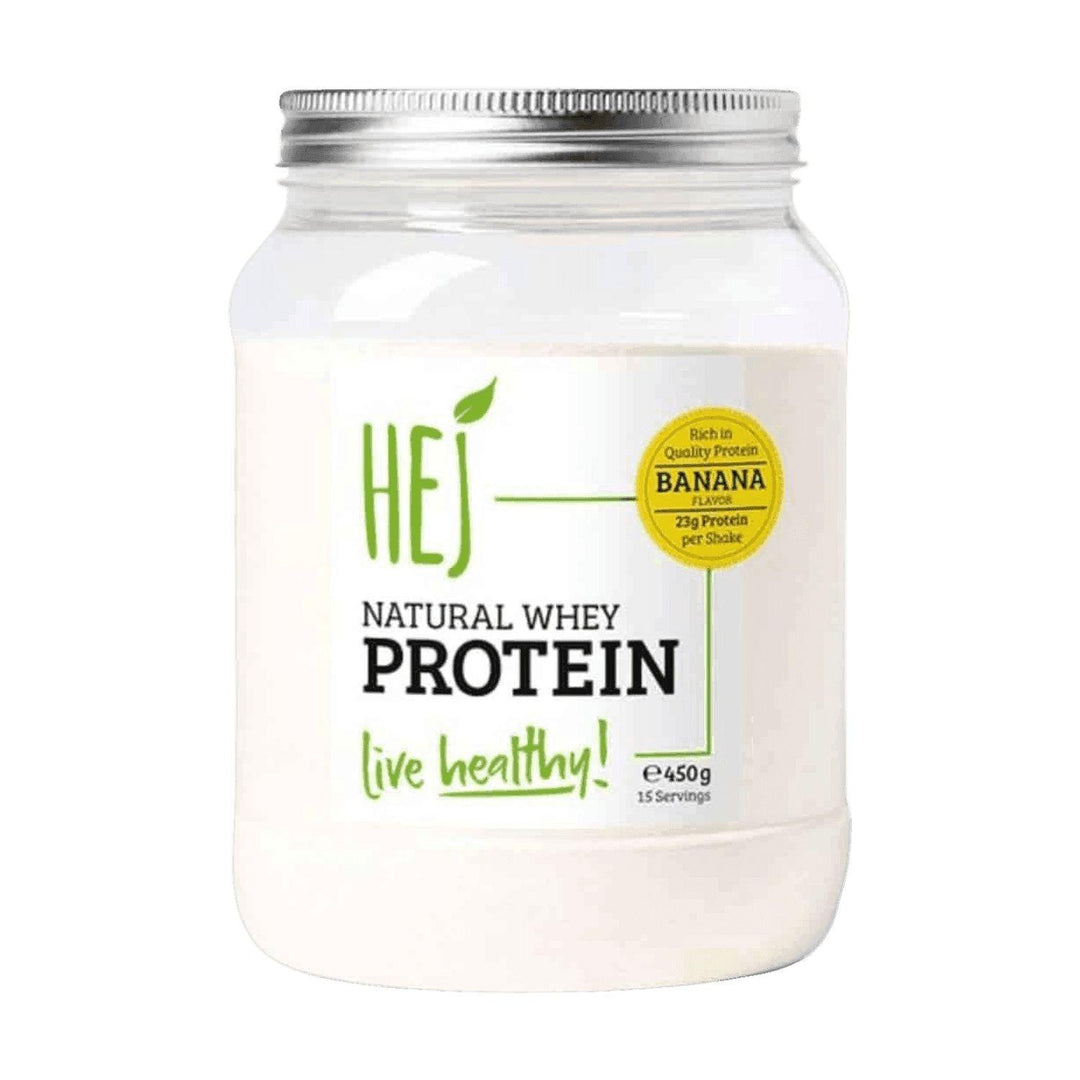 HEJ Natural Whey Protein | 450g - Banane - fitgrade.ch