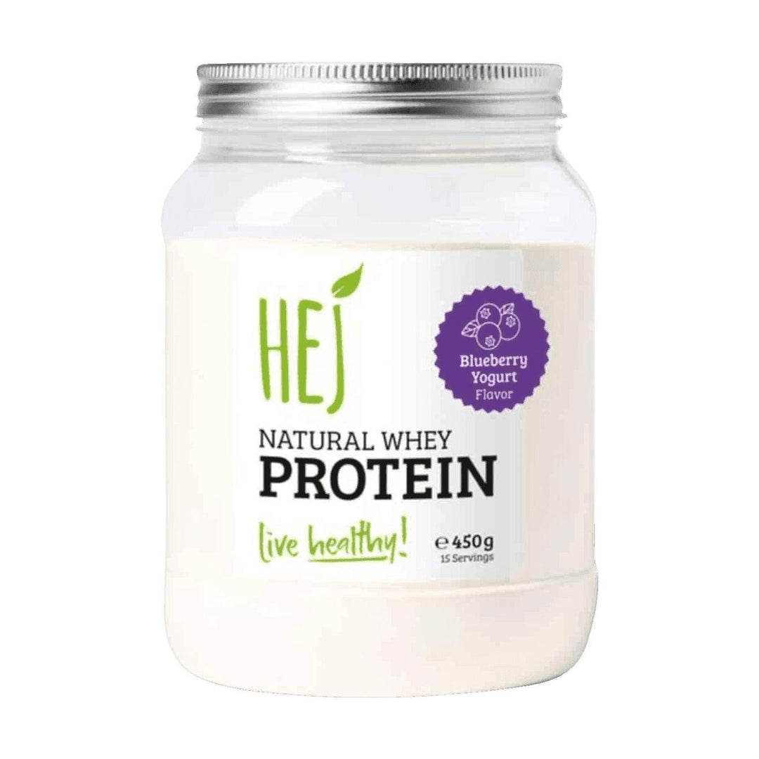 HEJ Natural Whey Protein | 450g - Blueberry Yoghurt - fitgrade.ch