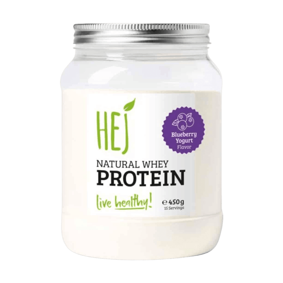 HEJ Natural Whey Protein | 450g - Blueberry Yoghurt - fitgrade.ch