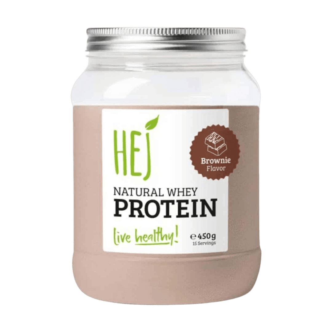 HEJ Natural Whey Protein | 900g - Brownie - fitgrade.ch