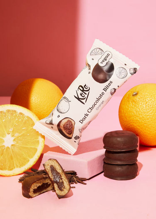 Organic, rich and indulgent 40g KoRo Bio Dark Chocolate Bites